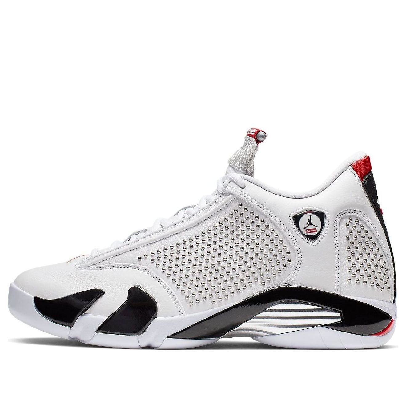 BV7630-106 Supreme Nike Air Jordan 14 Retro White University Red (Men's)