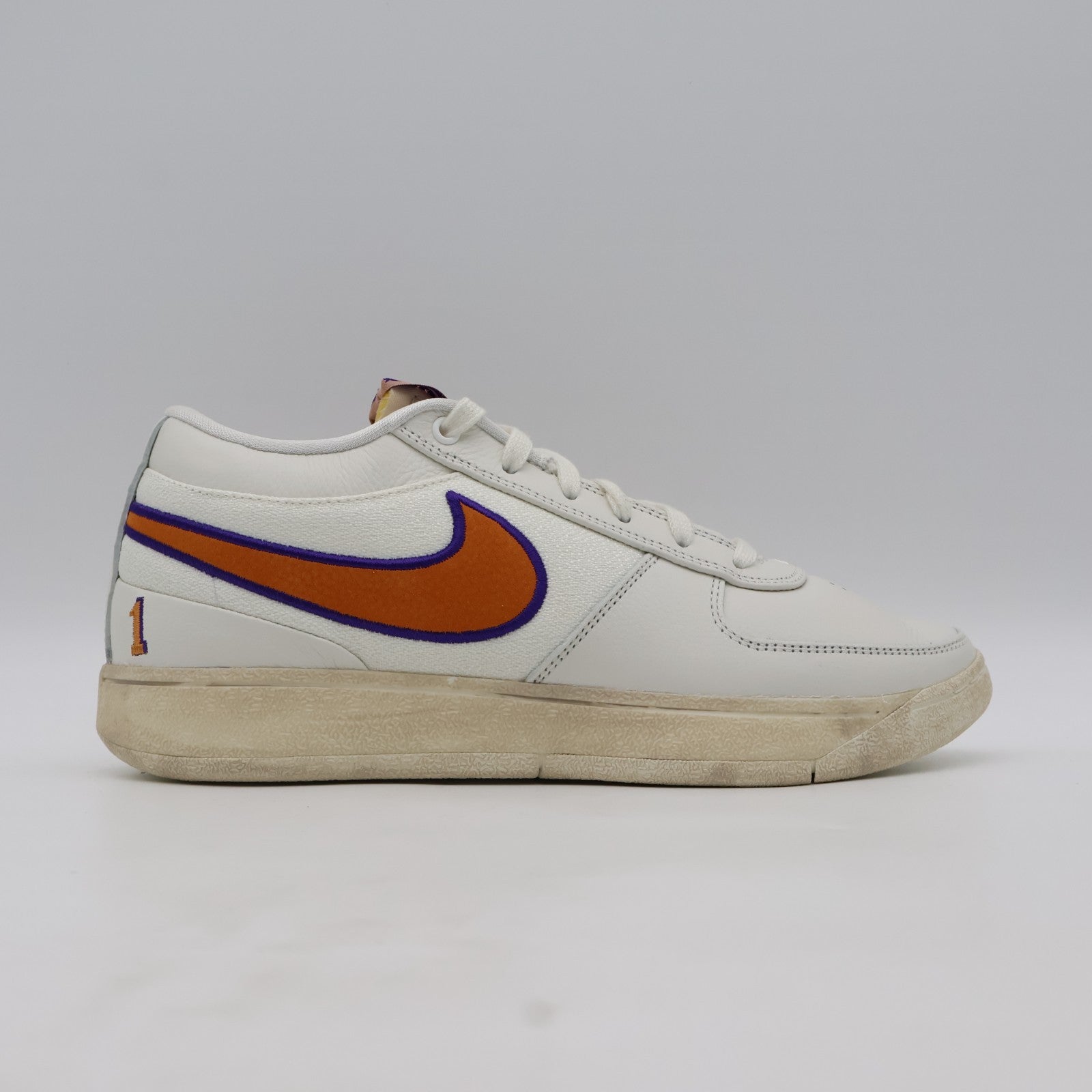 FJ4250-106 Nike Book 1 Sail  Court Purple Clay Orange (Men's)