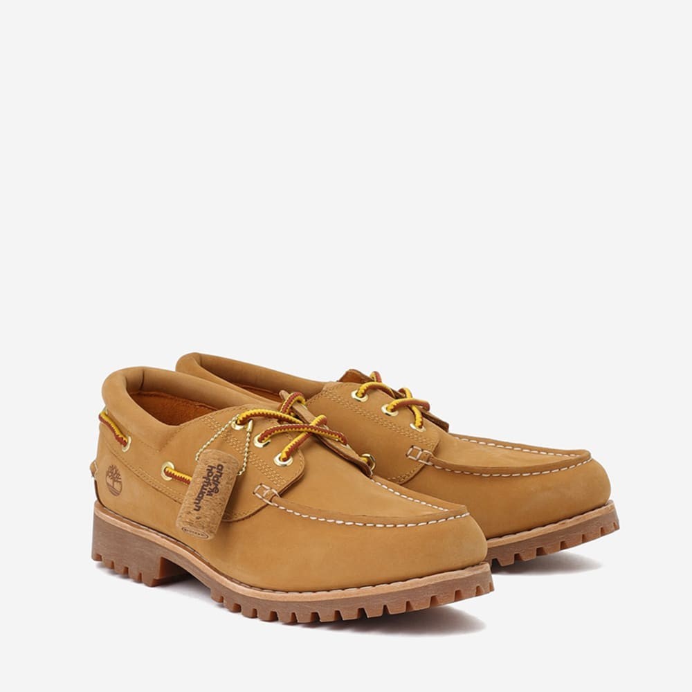 TB0A44YF754 andrelMhoffwann Timberland 3 Eye Classic Lug Wheat (Men's)