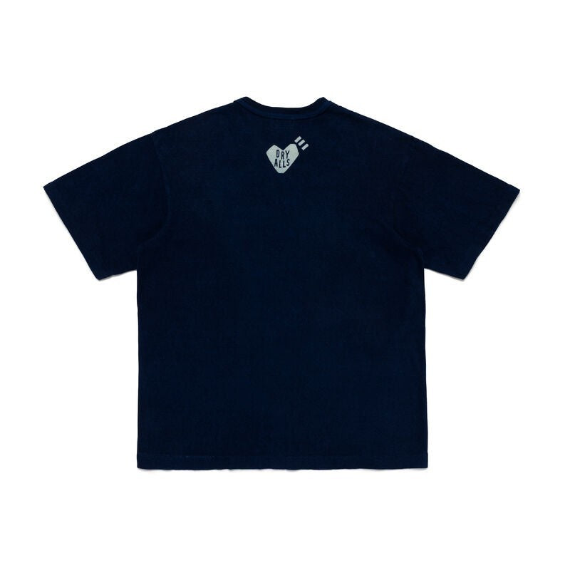 HUMAN MADE Ningensei Aizome Heart T-Shirt Indigo
