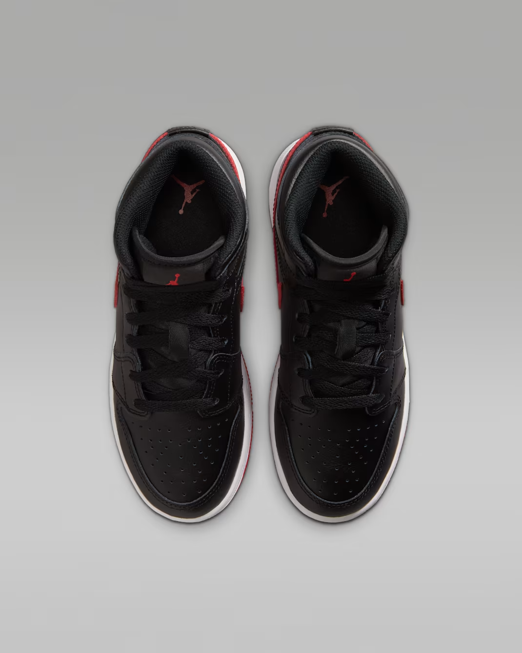 DQ8423-005 Nike GS Air Jordan 1 Mid "Black/White"