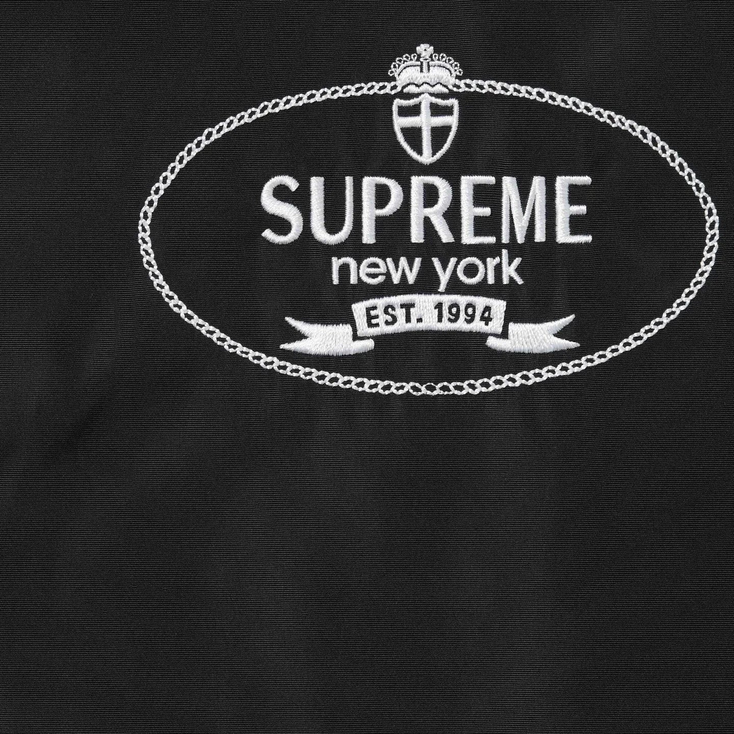 Supreme Crest Coaches Jacket Black