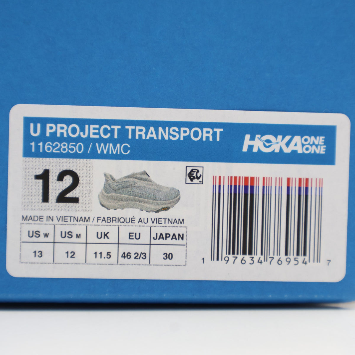 1162850-WMC Hoka Project Transport White Grey (Men's)
