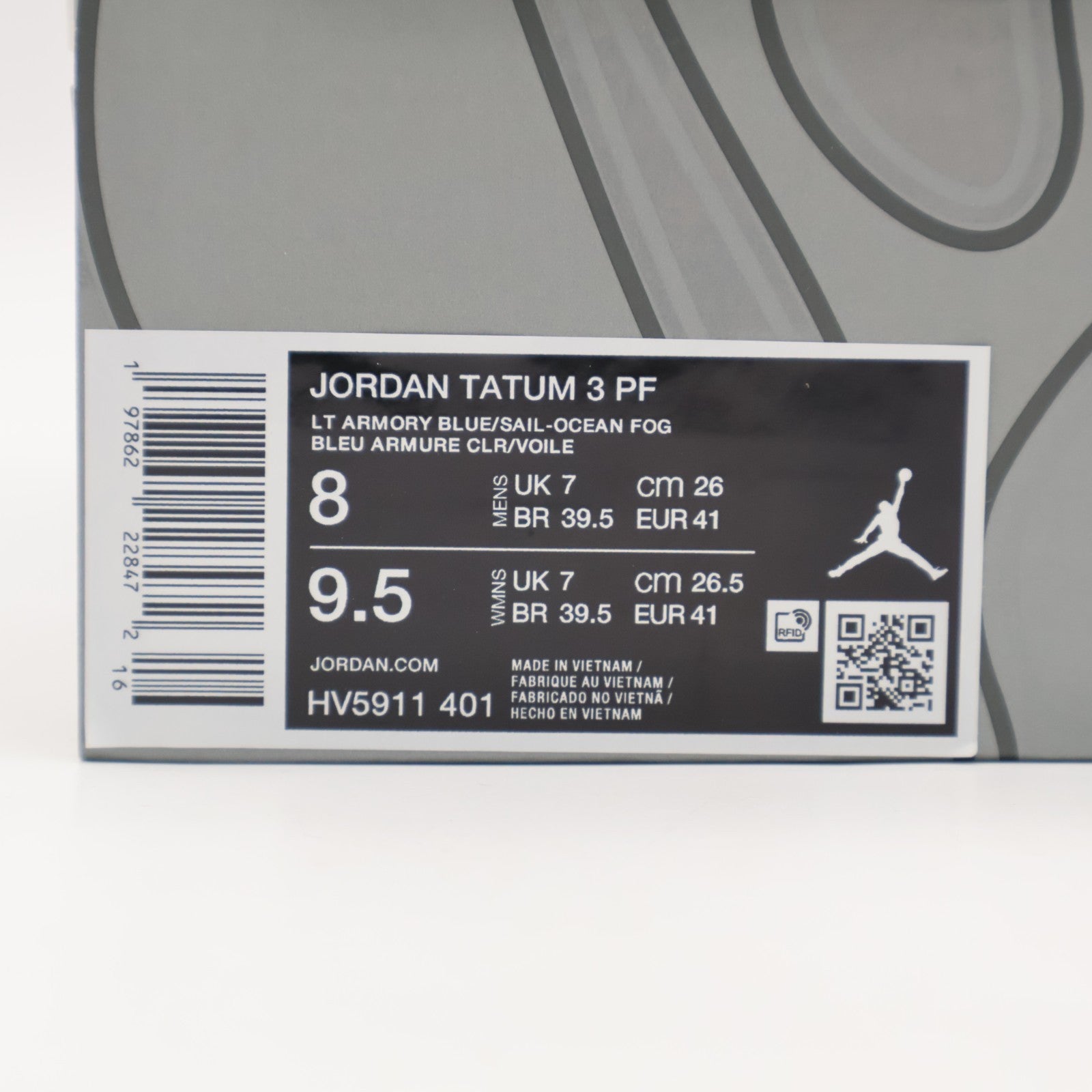 HV5911-401 Nike Jordan Tatum 3 Blue Denim (Men's)