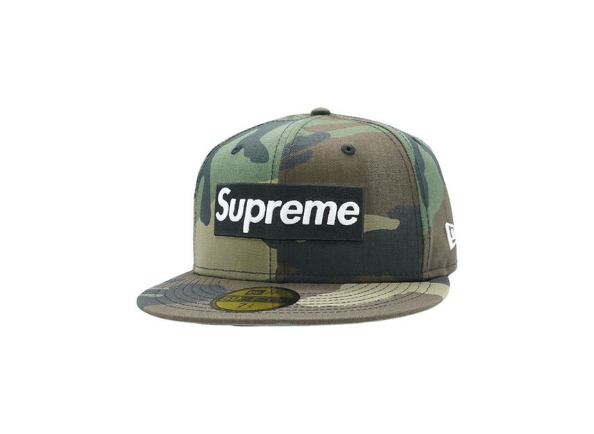 Supreme MLB Teams Box Logo New Era Woodland Camo