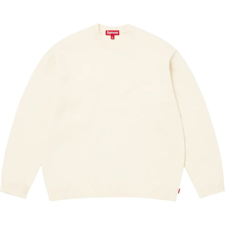 Supreme Angora Script Sweater Ivory