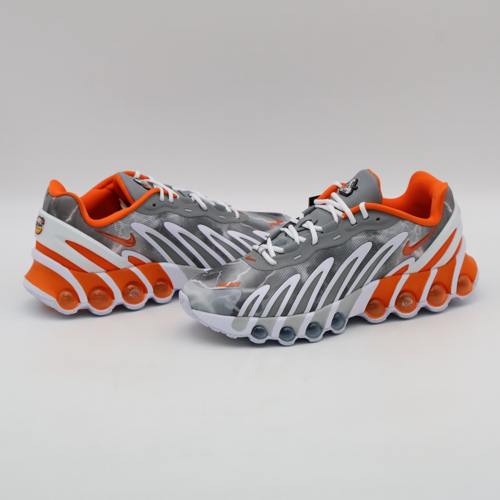 IB4181-002 PALACE x Nike Air Max DN8 Dusty Grey Safety Orange Particle (Men's)
