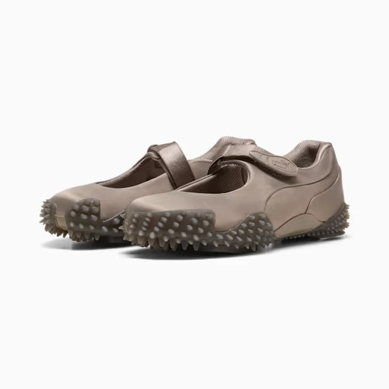 403368-06 Puma Mostro Fey Satin "Mouse Gray" (Women's)