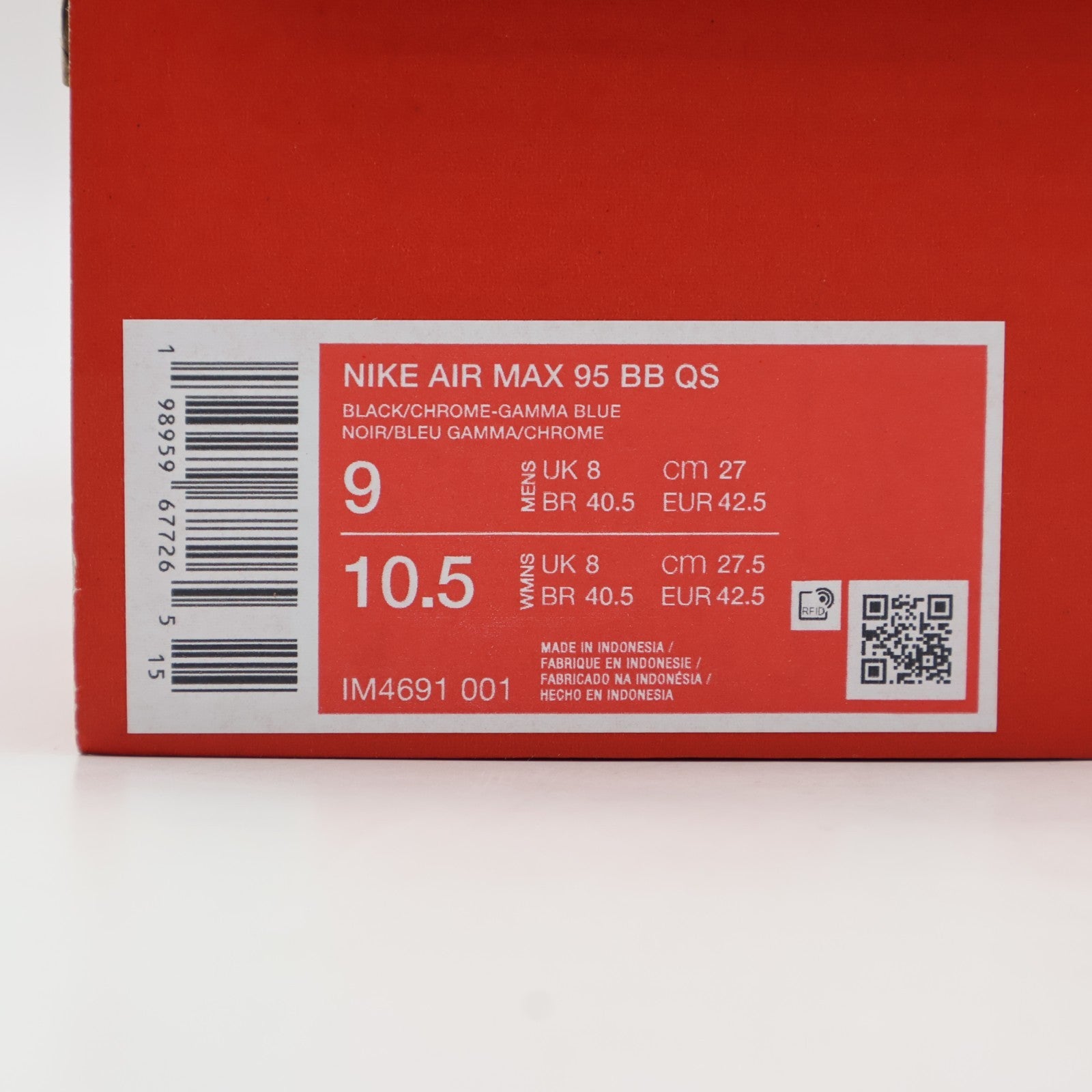 IM4691-001 Nike Air Max 95 Big Bubble SE "Scorpion/Black/Gamma Blue" (Men's)