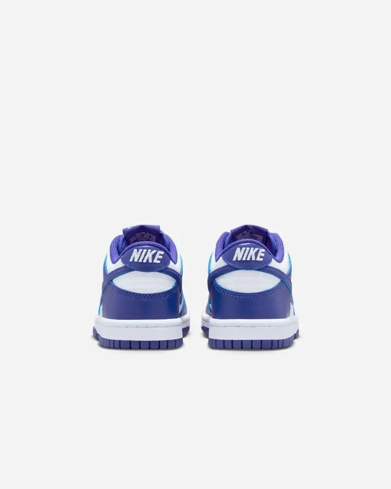 FB9109-106 Nike GS Dunk Low White University Red Concord