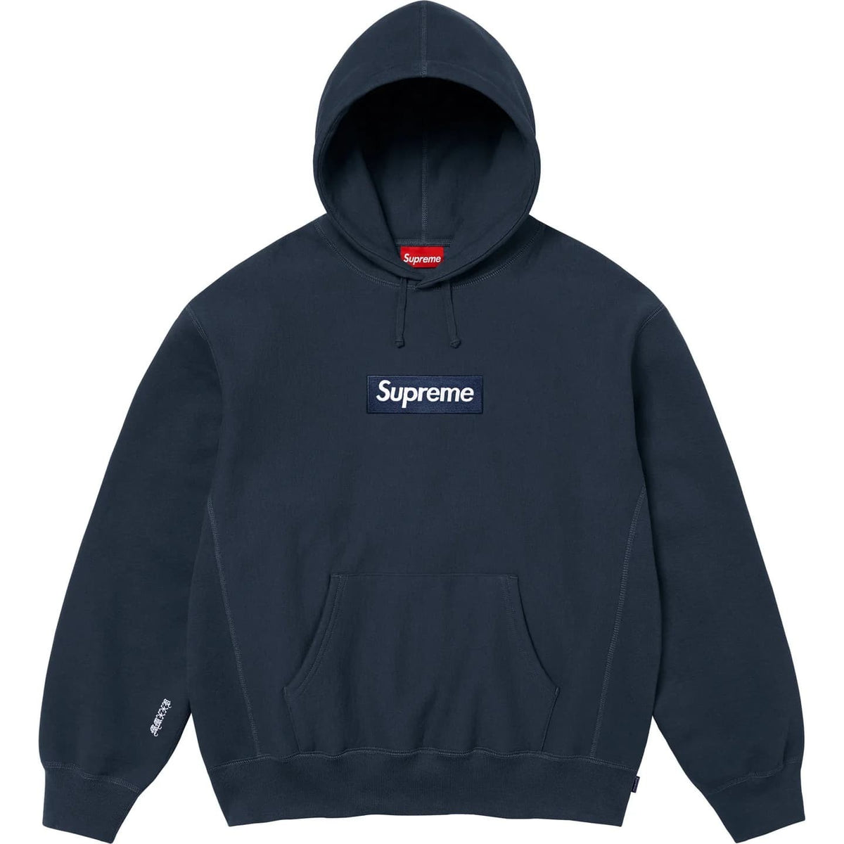 Supreme Box Logo Hooded Sweatshirt (25FW) Navy