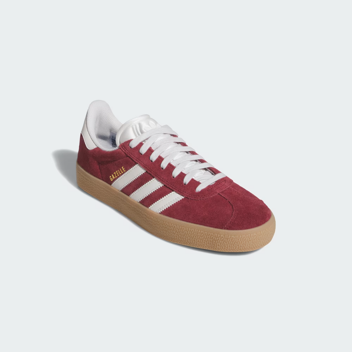 JR2000 adidas Originals Gazelle ADV Shadow Red Crystal White Gold (Men's)