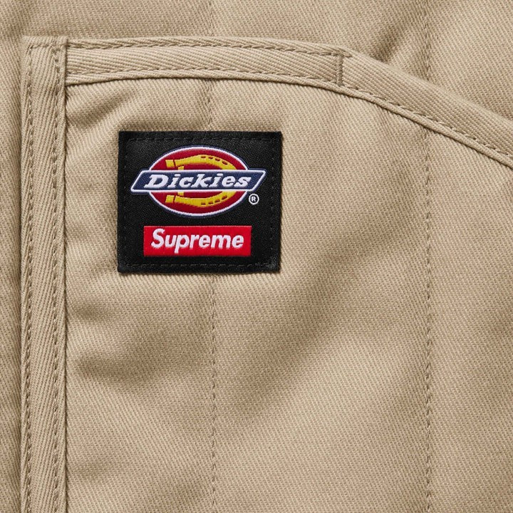 Supreme Dickies Reversible Quilted Faux Fur Work Jacket Tan