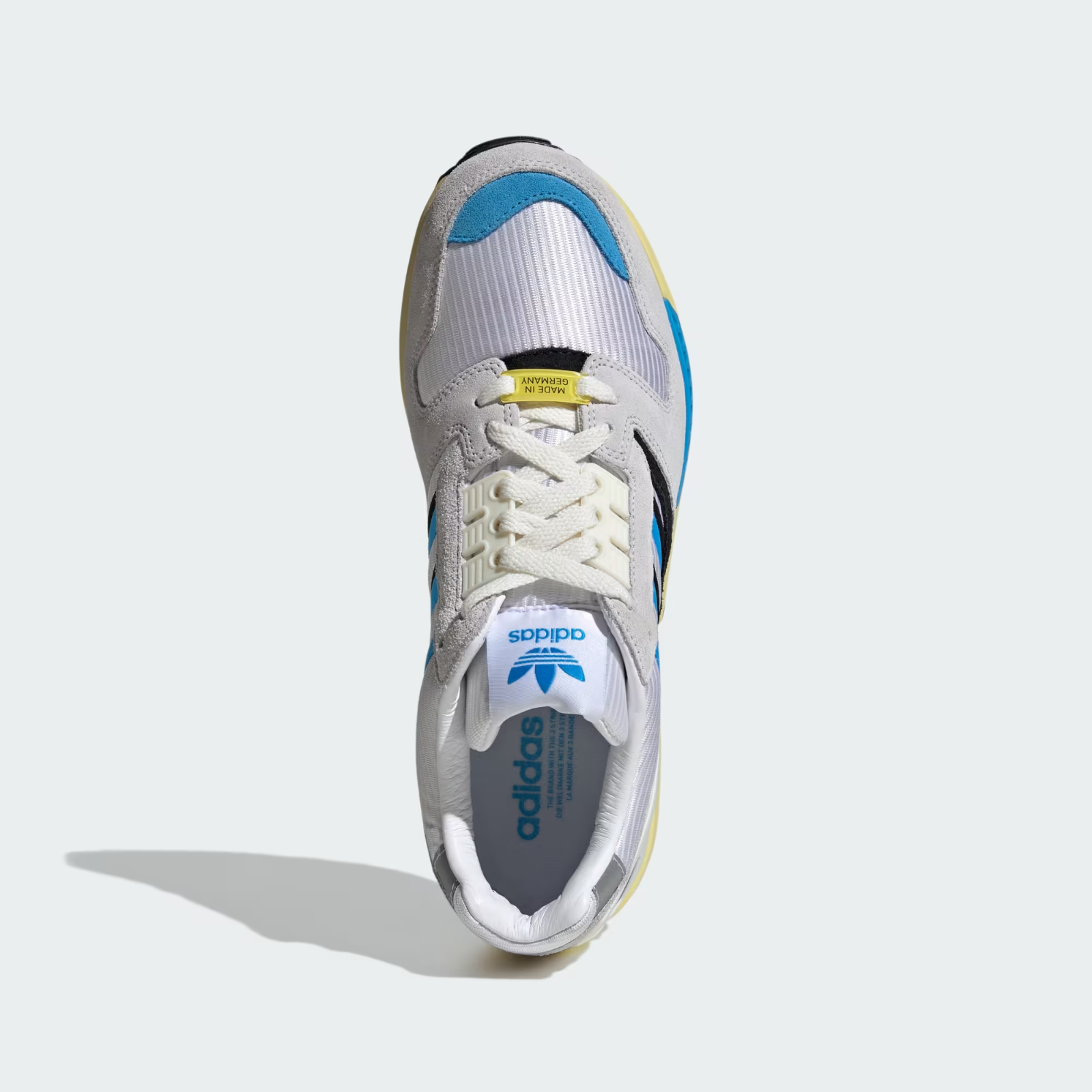 JR4609 adidas ZX 8000 MIG "Cloud White/Lucid Aquamarine/Powder Yellow" (Men's)