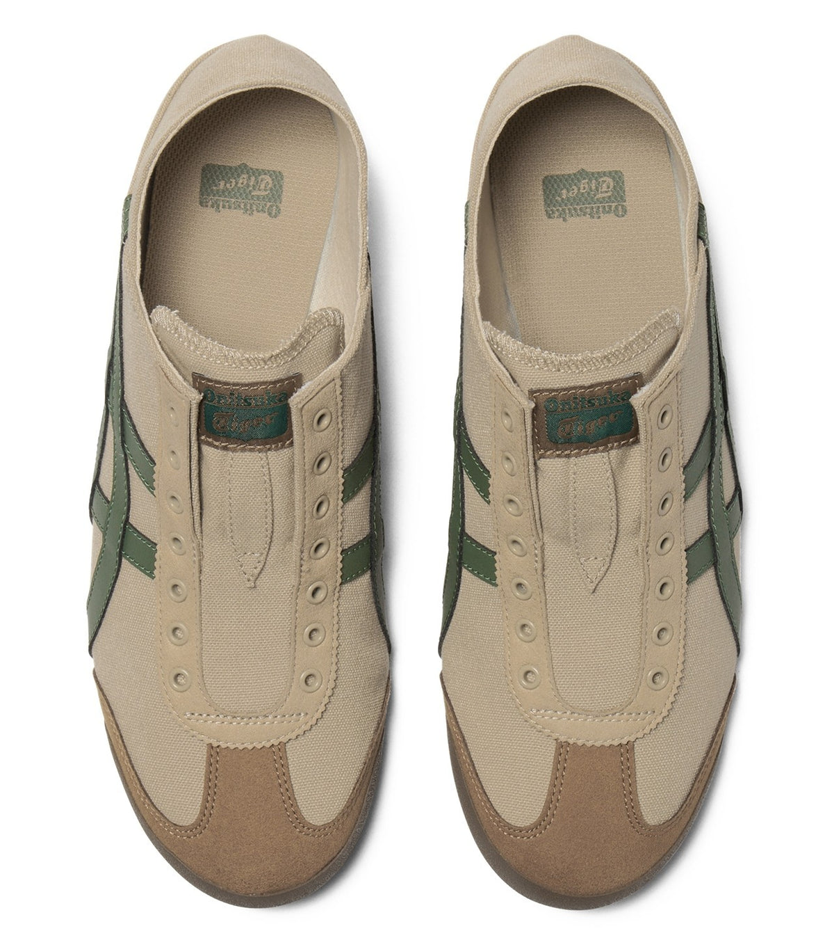 1183A437-253 Onitsuka Tiger MEXICO 66 PARATY BEIGE GRASS GREEN (Men's)