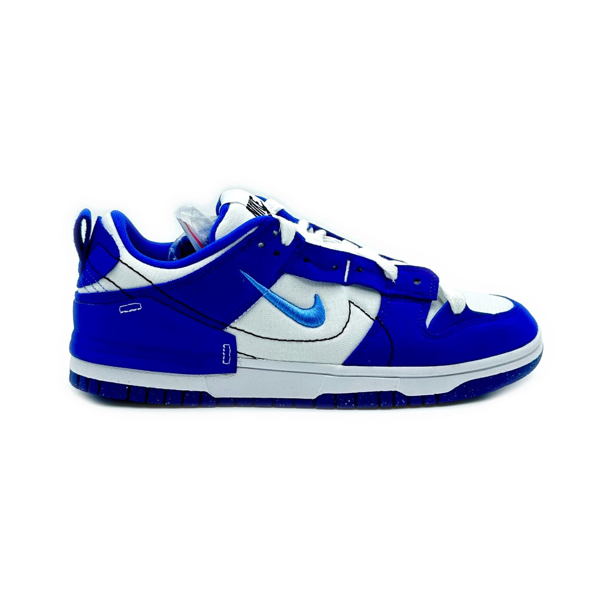 DH4402-102 Nike Dunk Low Disrupt 2 White University Blue Hyper Royal (Women's)