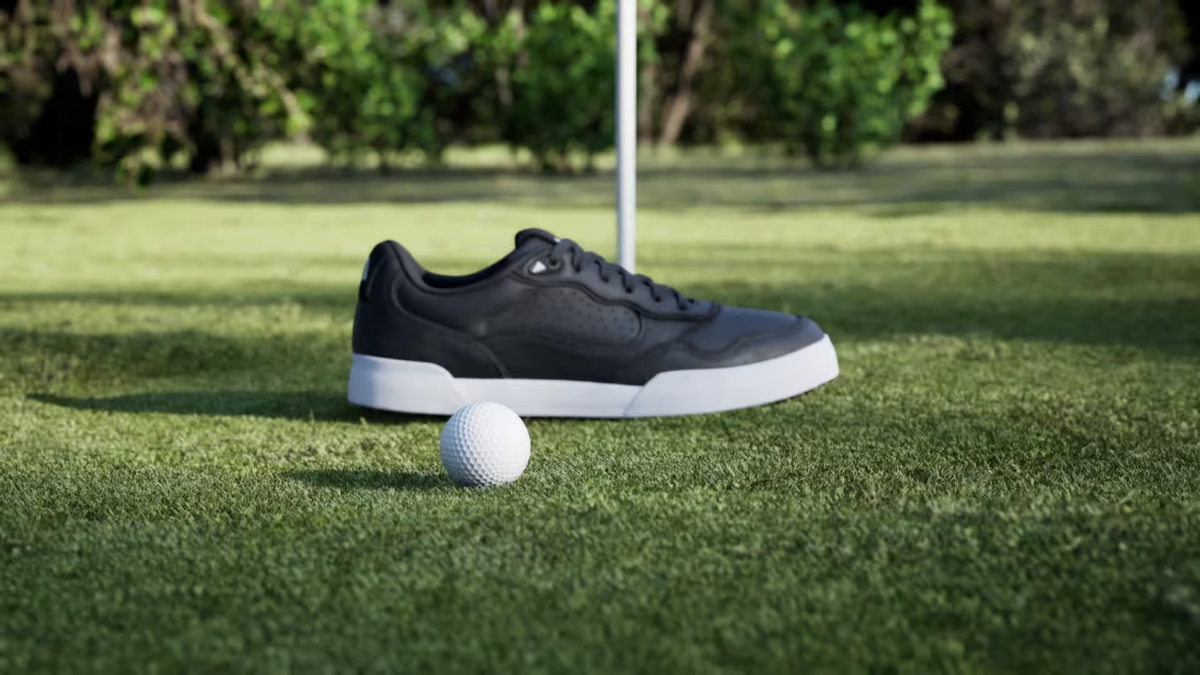 IH9978 adidas Retrocross 25 Spikeless Golf Core Black Cloud White Gum (Men's)