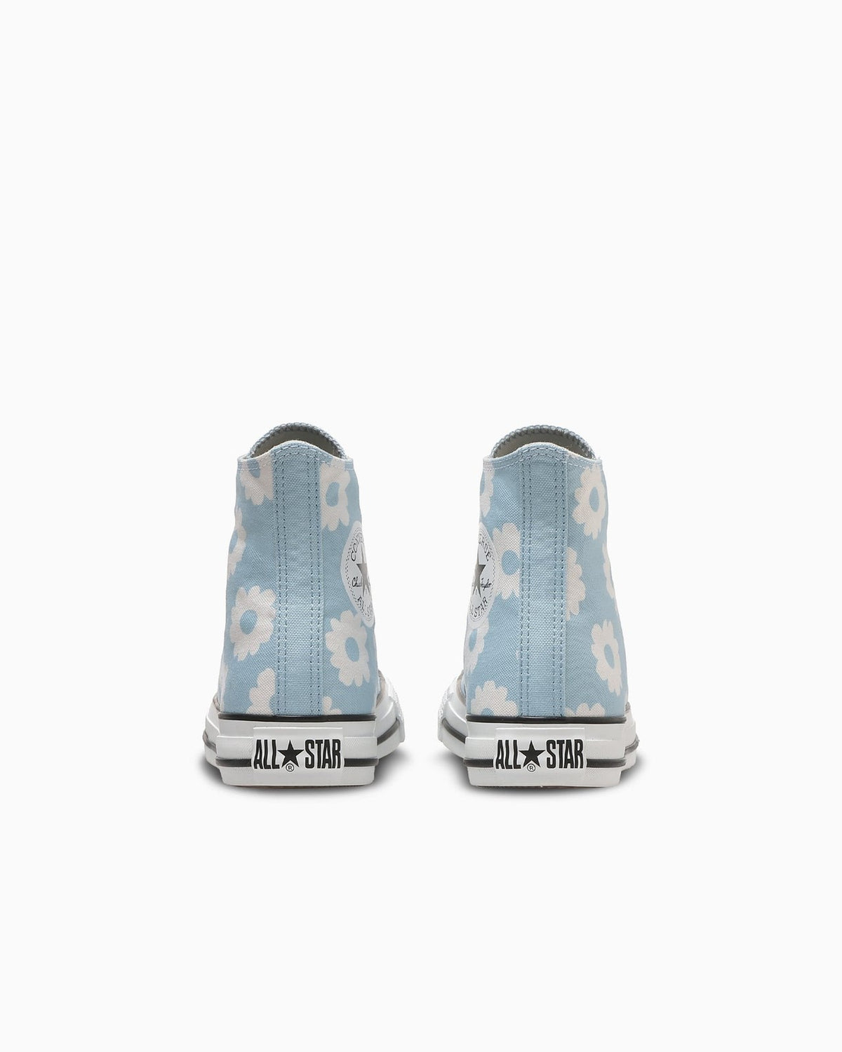 31318122 Converse All Star Flowerprint Hi Light BlueWhite (Women's)