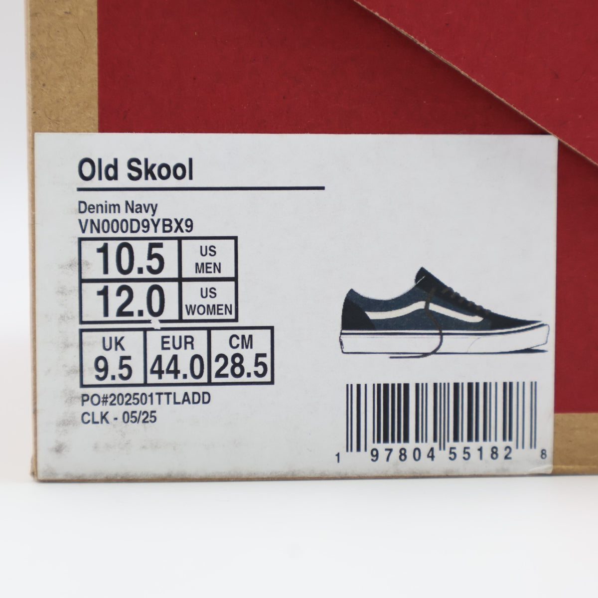 VN000D9YBX9 Vans Old Skool Denim Navy (Men's)