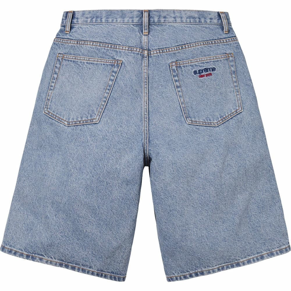 Supreme Baggy Denim Short (26SS) Washed Indigo