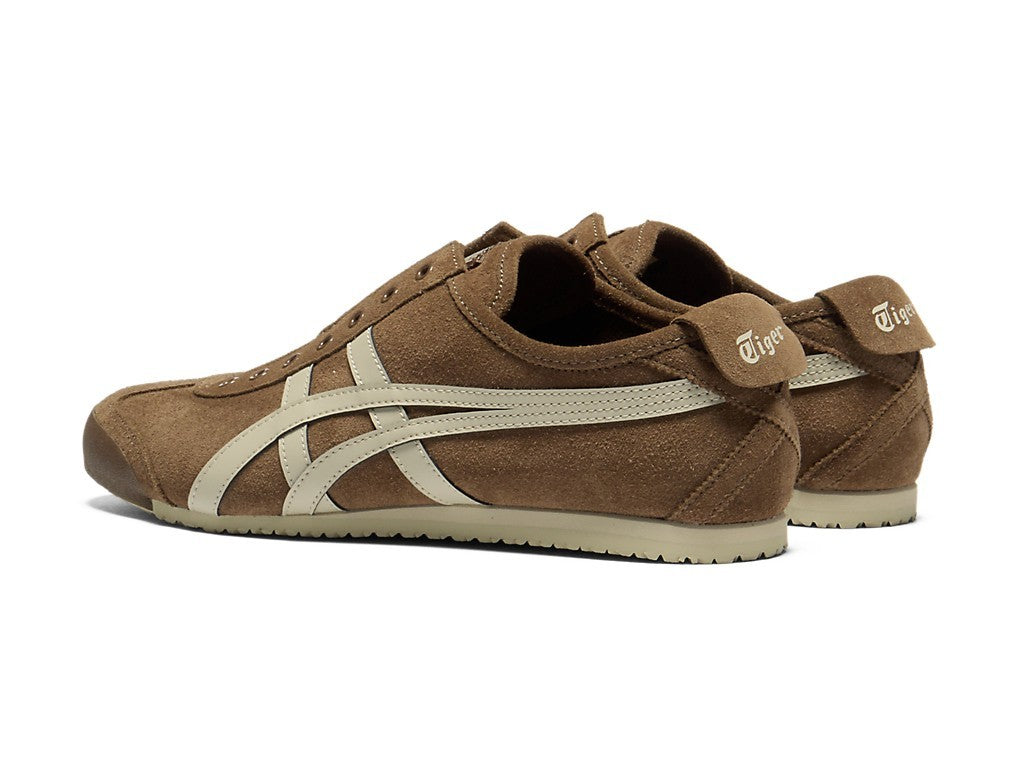 1183C157-202 Onitsuka Tiger Mexico 66 Slip-On "Brown Storm/Putty" (Men's)