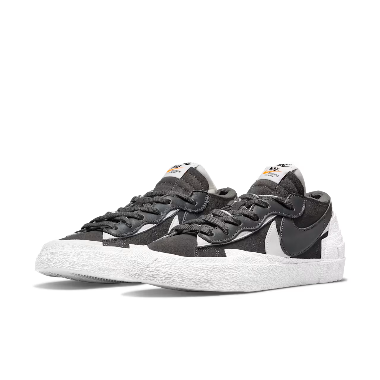 DD1877-002 Sacai Ã Nike Blazer Low "Iron Grey" (Men's)