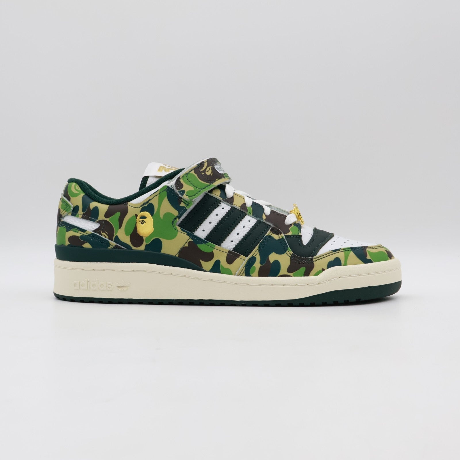 ID4771 BAPE adidas Forum 84 Low 30th Anniversary Green Camo (Men's)