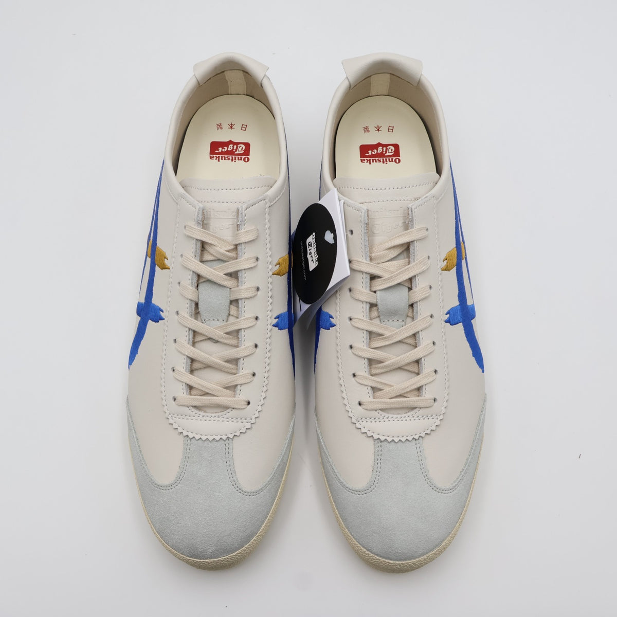 1181A119-101 Onitsuka Tiger Mexico 66 Deluxe White Directoire Blue (Men's)