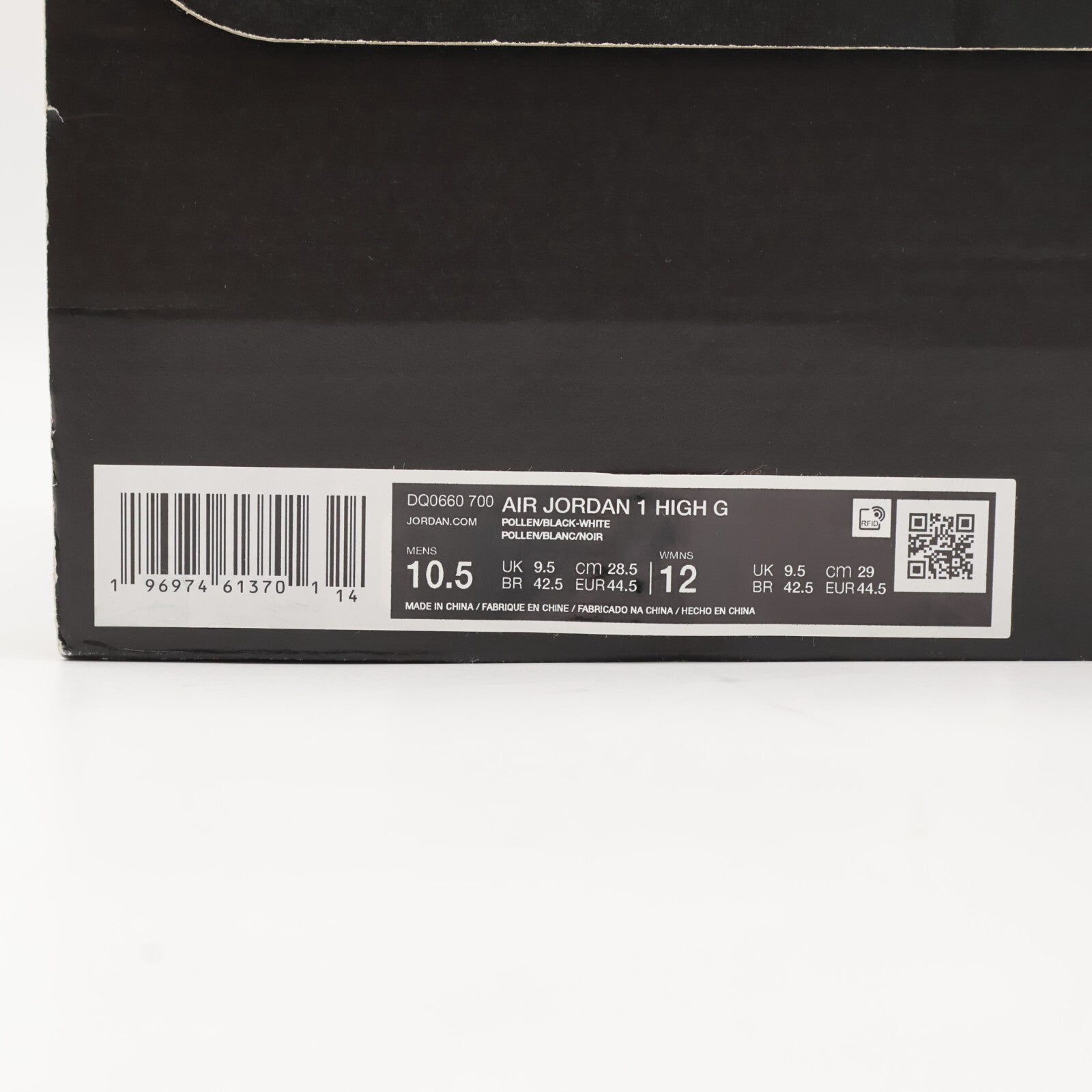 DQ0660-700 Nike Air Jordan 1 High Golf Pollen (Men's)