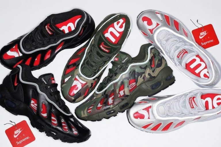 CV7652-002 Nike Air Max 96 Supreme Black Speed Red Clear (Men's)