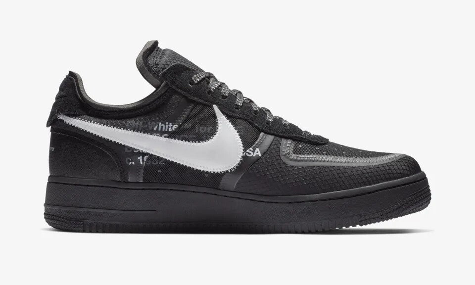 AO4606-001 Off-White Ã Nike Air Force 1 Low Black (Men's)
