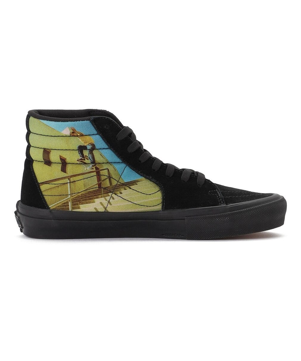 VN0A5FCCBOV Atiba Jefferson Ã Vans Skate Sk8-Hi "Black/Multi" (Men's)