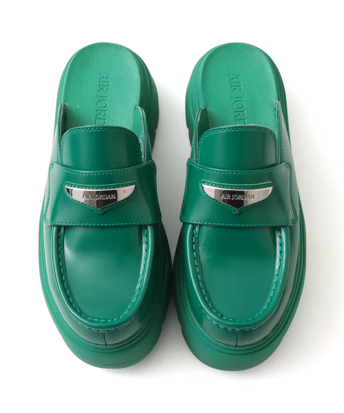 HJ4292-300 Nike Women's Air Jordan Mule Green Metallic Silver (Women's)