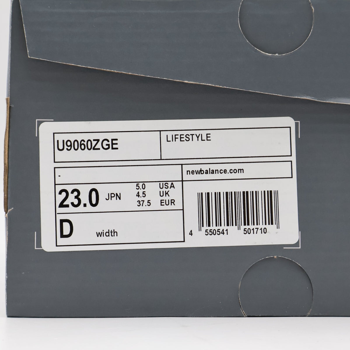 U9060ZGE New Balance 9060 Triple Black Cement (Men's)