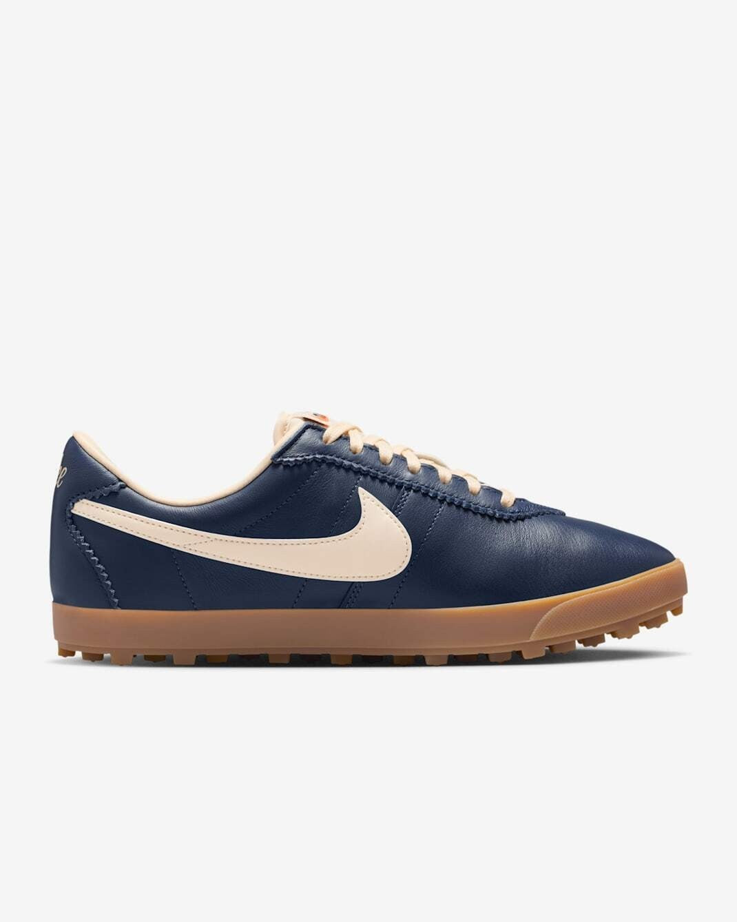 II1259-400 Nike ASTROGRABBER LEATHER MIDNIGHT NAVY MUSLIN GUM (Women's)