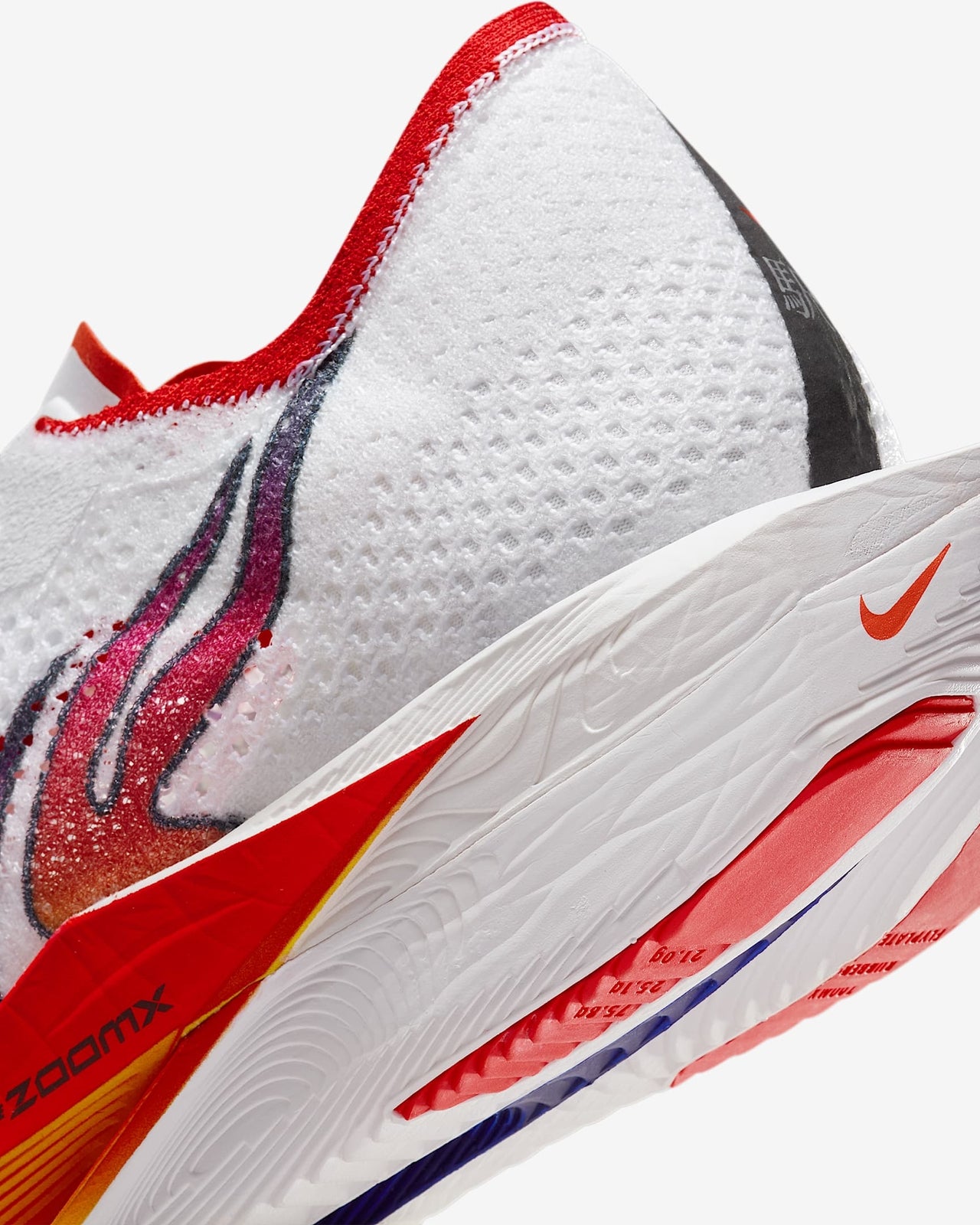 HQ3504-100 Nike ZoomX Vaporfly 3 White Black University Red Habanero Red (Men's)