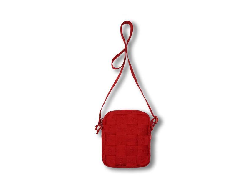 Supreme Woven Shoulder Bag Red (23SS)
