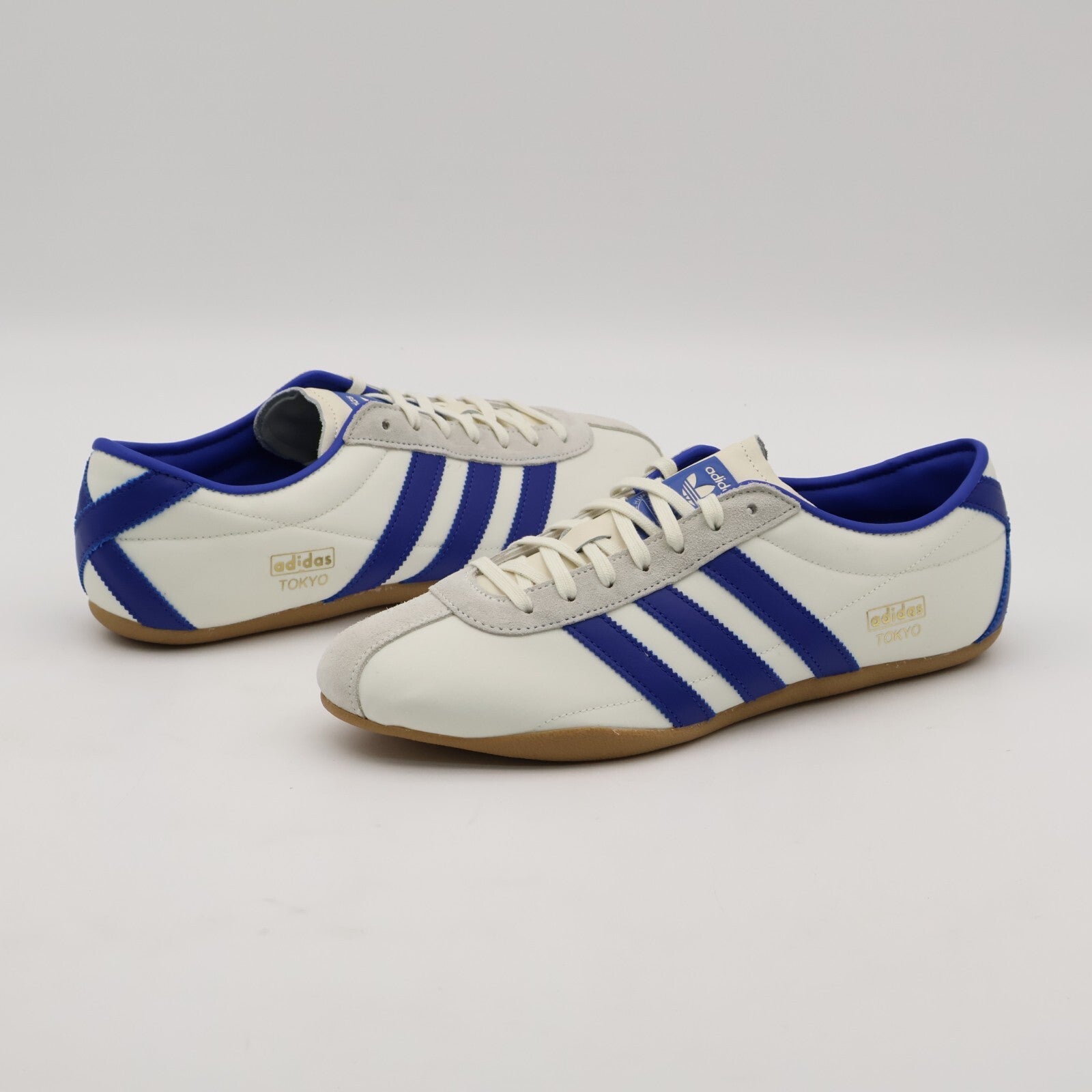 JP9704 adidas Originals Tokyo Off White Royal Blue Gold Metallic (Women's)
