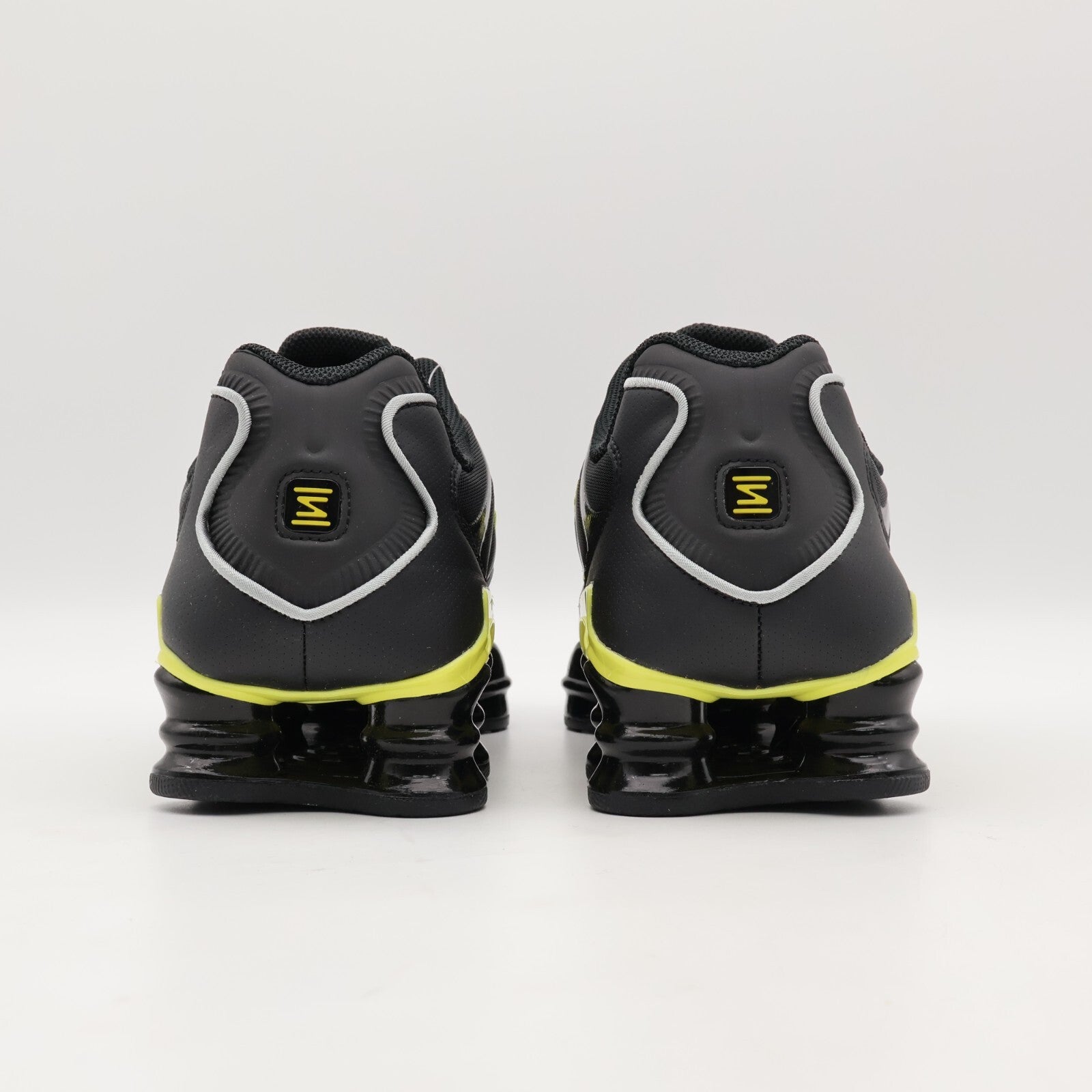 CN0151-002 Nike Shox TL Black Dynamic Yellow Metallic Silver (Men's)