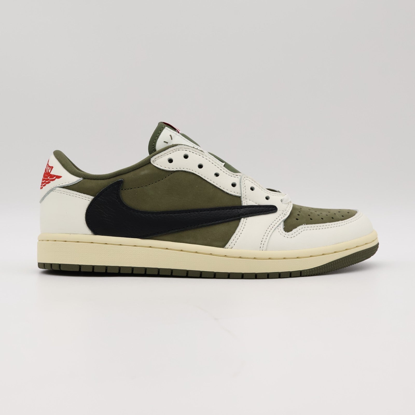 DM7866-200 Travis Scott Nike Air Jordan 1 Low OG SP Reverse Olive (Men's)