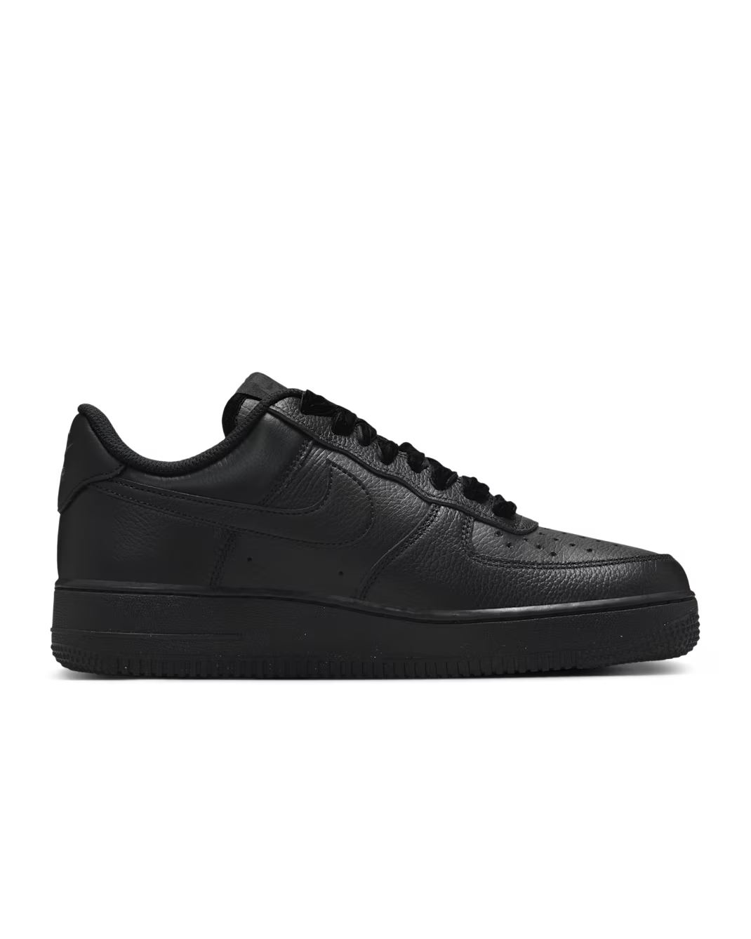 HV4403-001 Nike Air Force 1 Low Ribbon Laces Triple Black (Women's)