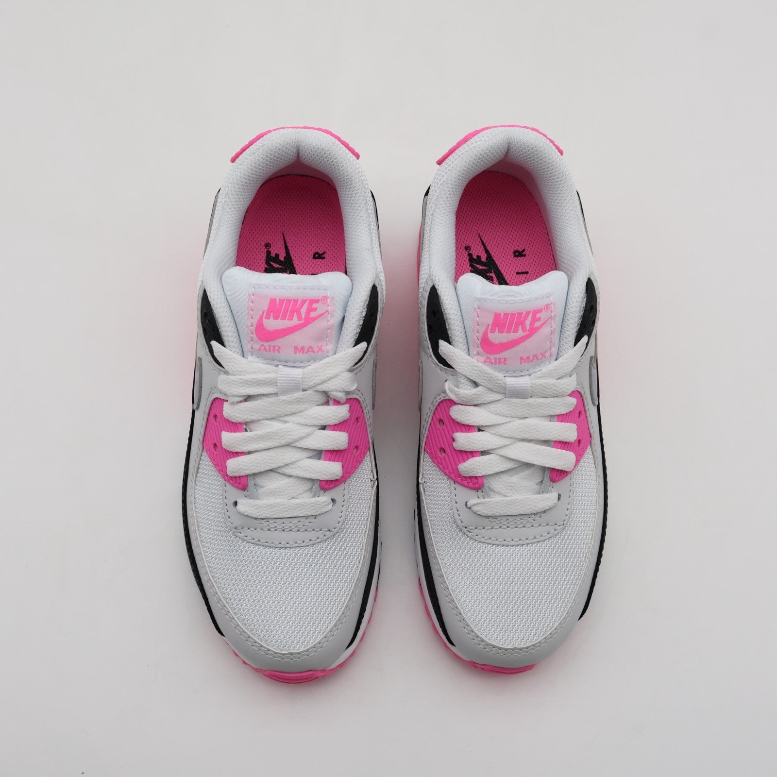 IM4613-100 Nike Air Max 90 OG White Pink Glow Black Wolf Grey (Women's)