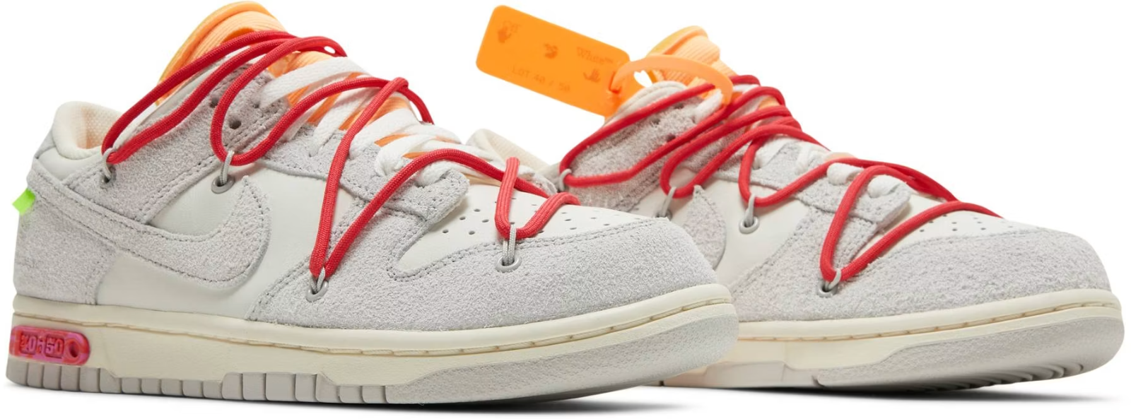 DJ0950-103 Off-White Ã Nike Dunk Low 1 of 50 "Lot.40" (Men's)