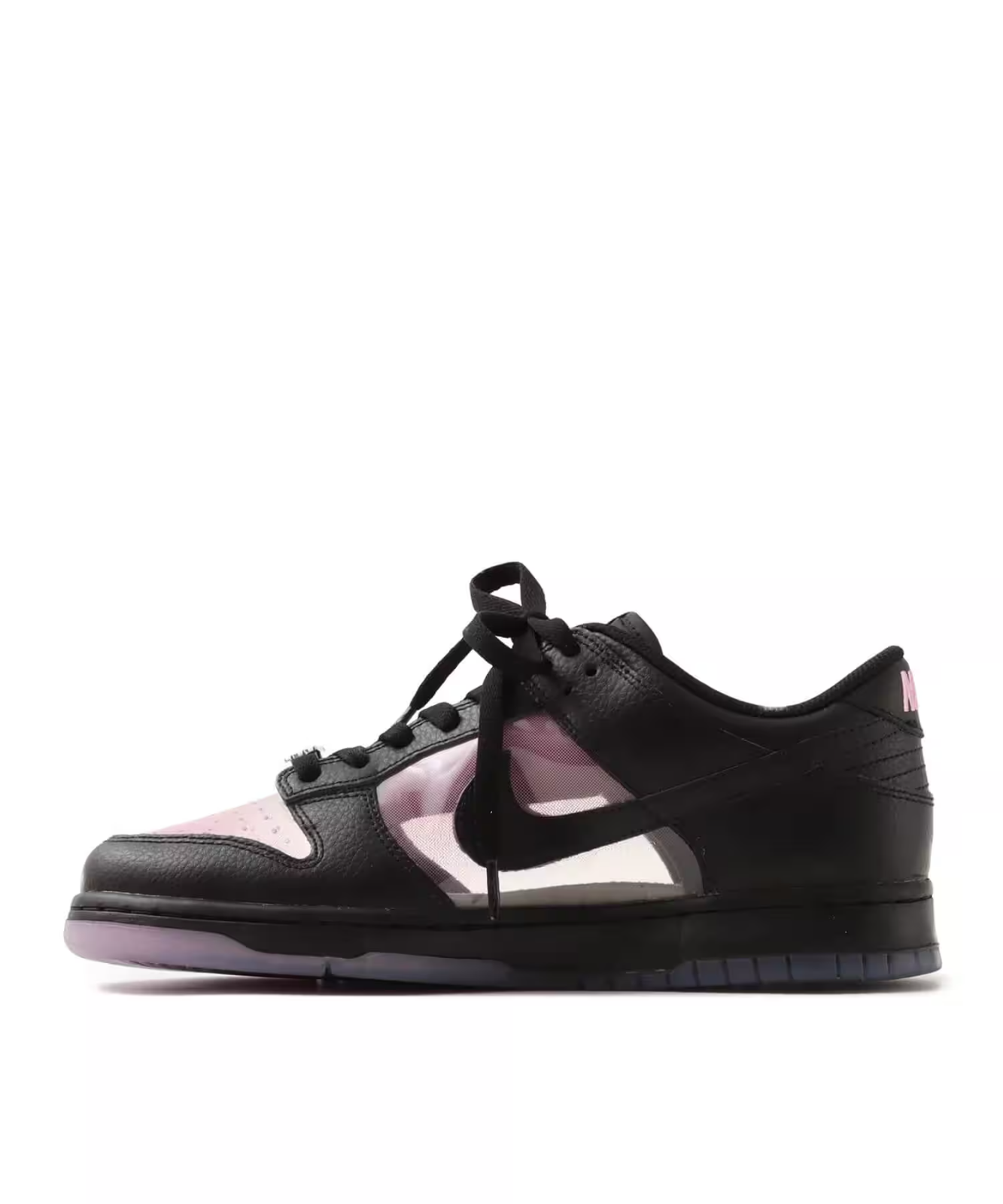 IM3077-600 Nike Dunk Low Black Pink Rise (Men's)