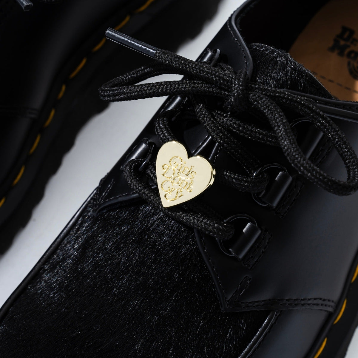 Girls Donât Cry Dr.Martens Ramsey Creeper Black VERDY