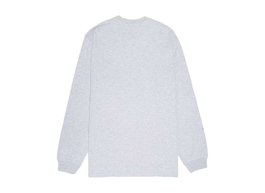 Supreme Old English L/S Top Heather Grey