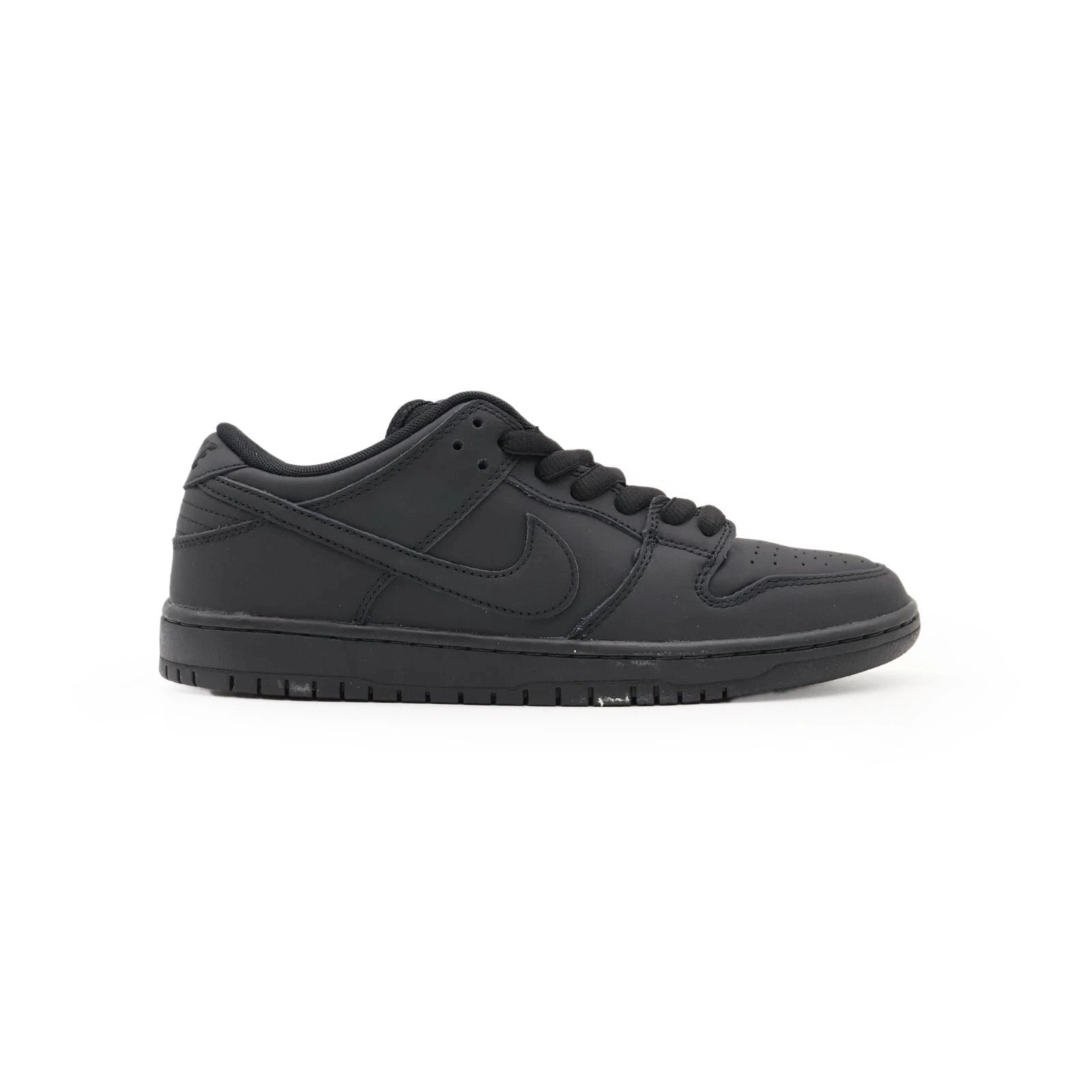 FJ1674-001 Nike SB Dunk Low Pro ISO Triple Black Anthracite Orange (Men's)