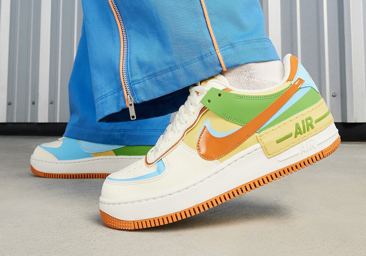 DZ1847-103 Nike Air Force 1 Shadow Coconuts Milk Saturn Gold Monarch (Women's)