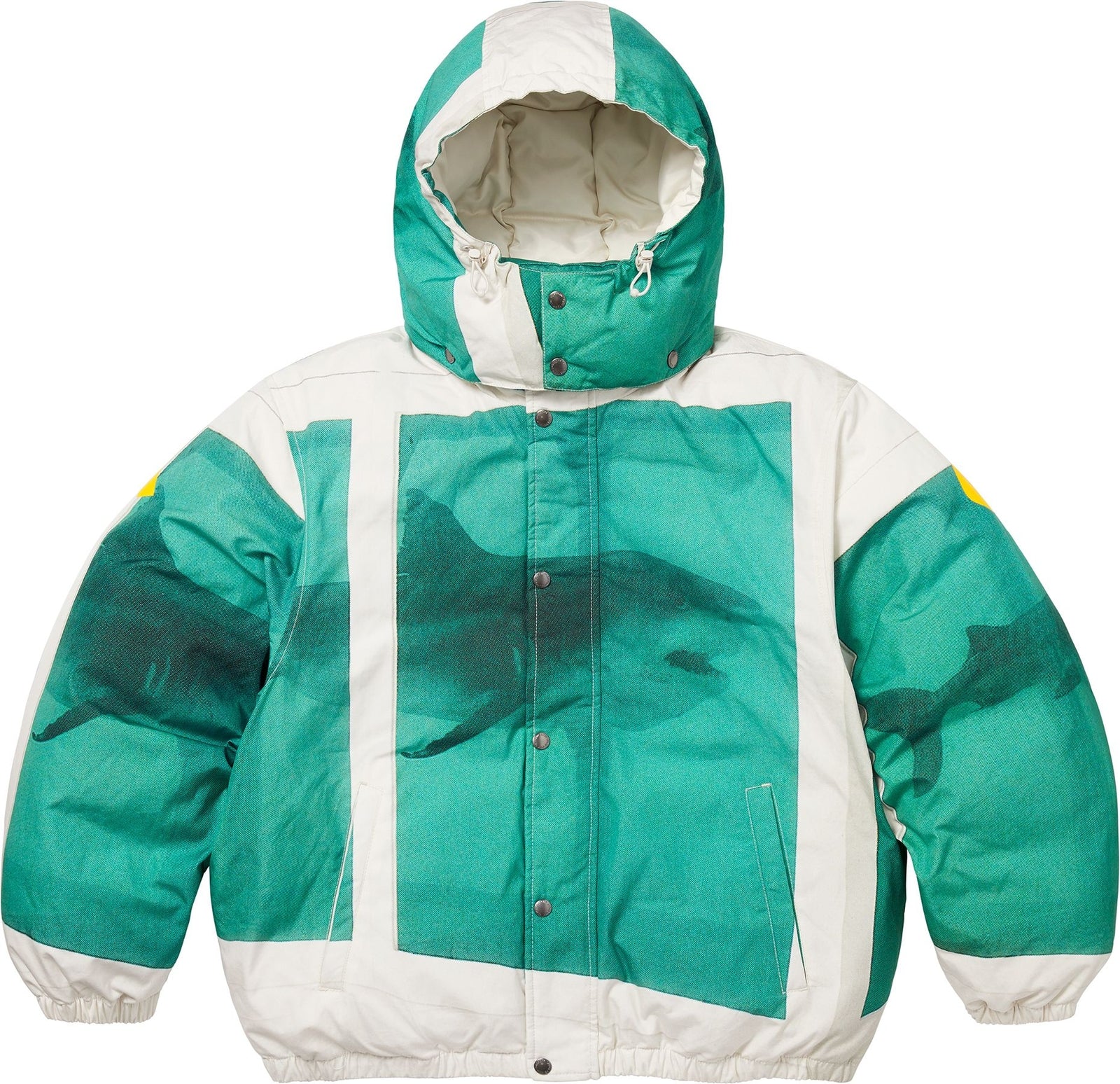 Supreme Damien Hirst Down Puffer Jacket White