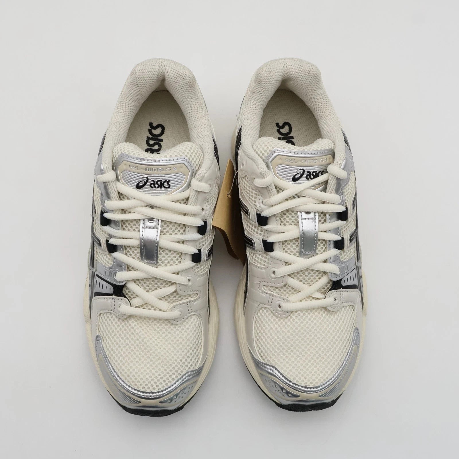 1201A424-105 Asics Gel-Nimbus 9 Cream Black (Men's)